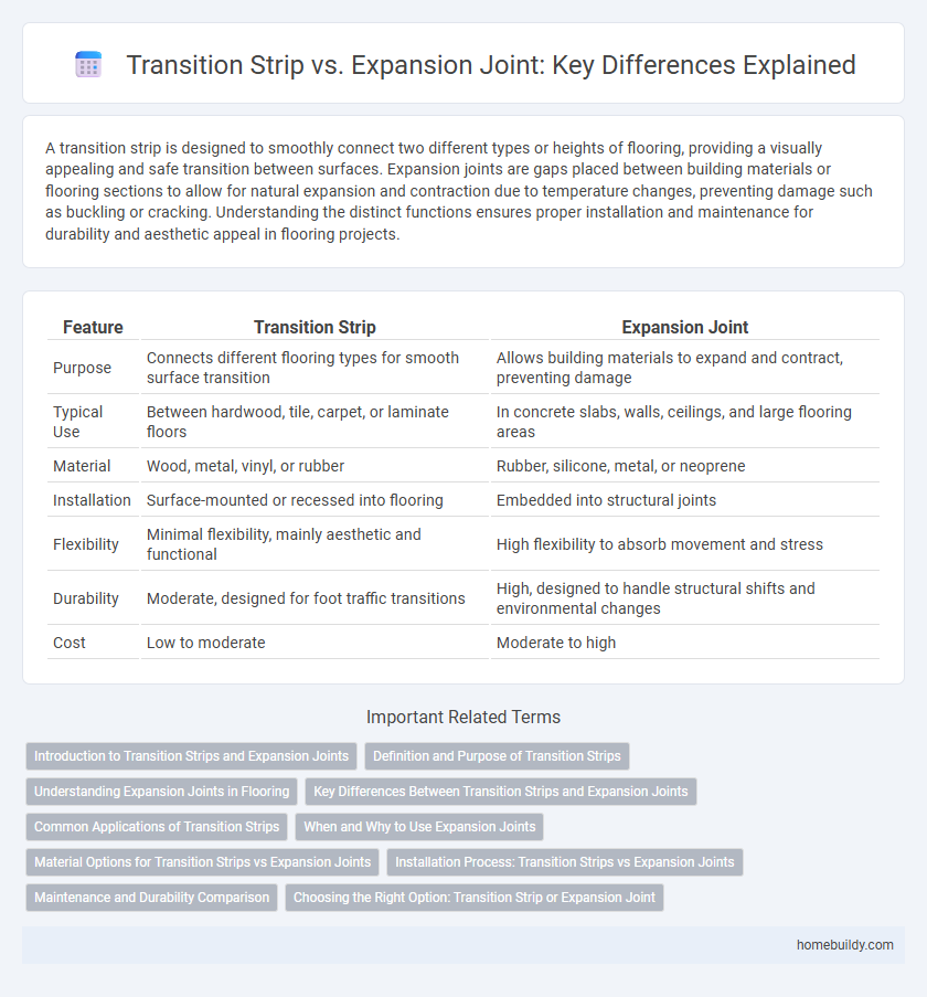 Transition Strip vs. Expansion Joint: Key Differences Explained
