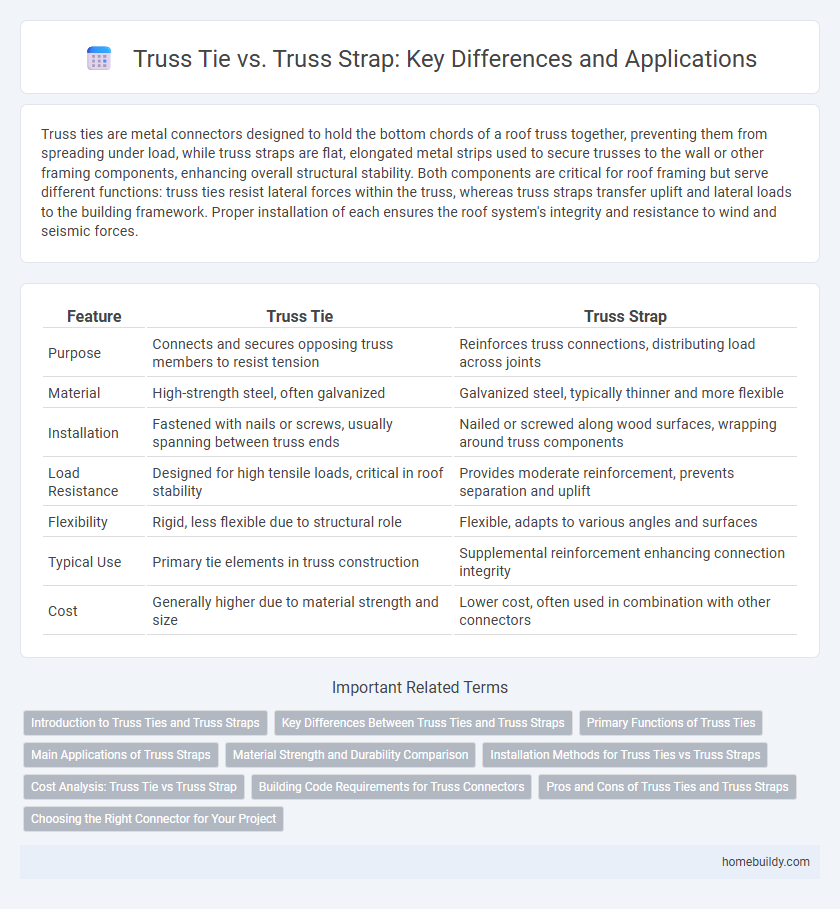 Truss Tie vs. Truss Strap: Key Differences and Applications