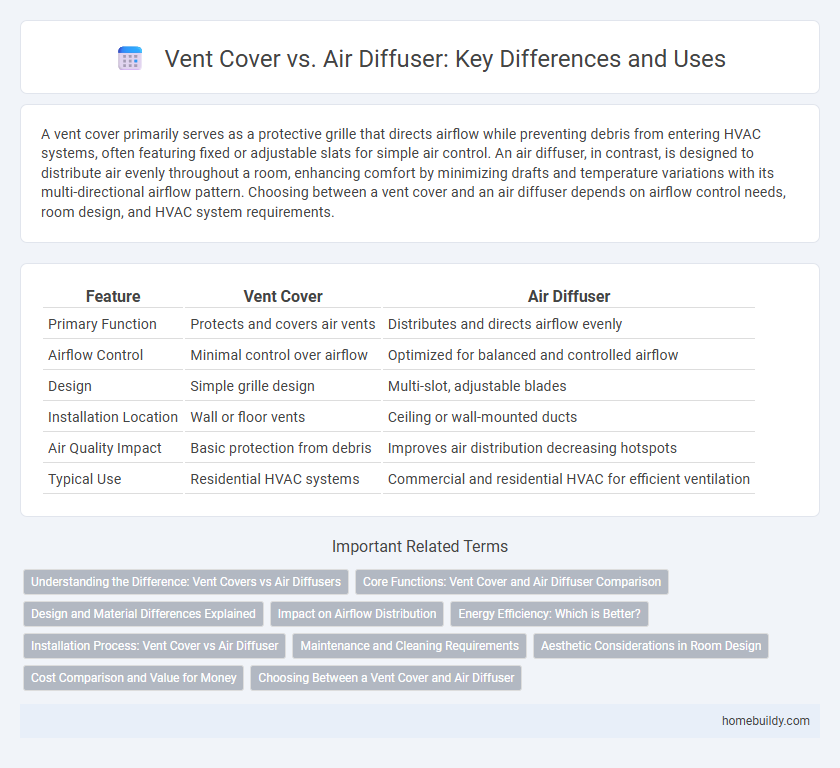 Vent Cover vs. Air Diffuser: Key Differences and Uses