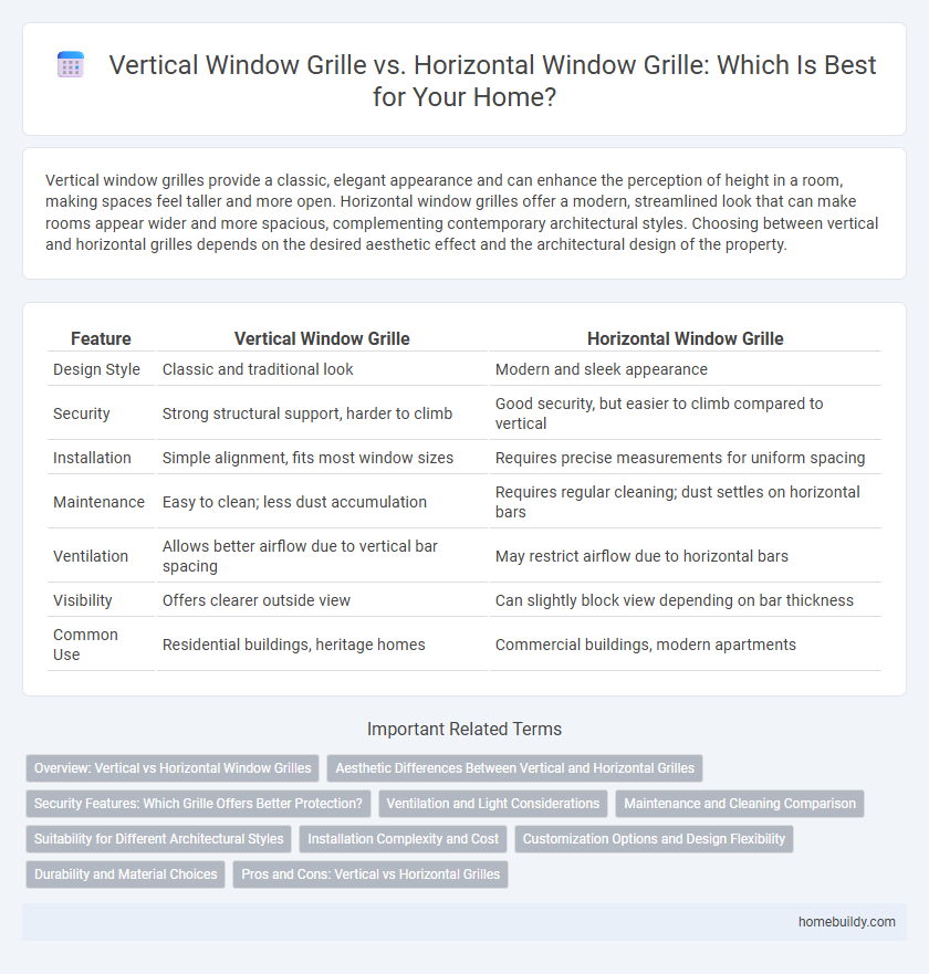Vertical Window Grille vs. Horizontal Window Grille: Which Is Best for Your Home?