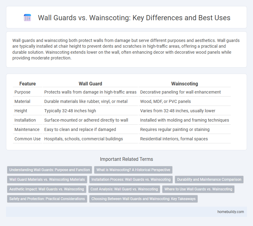 Wall Guards vs. Wainscoting: Key Differences and Best Uses