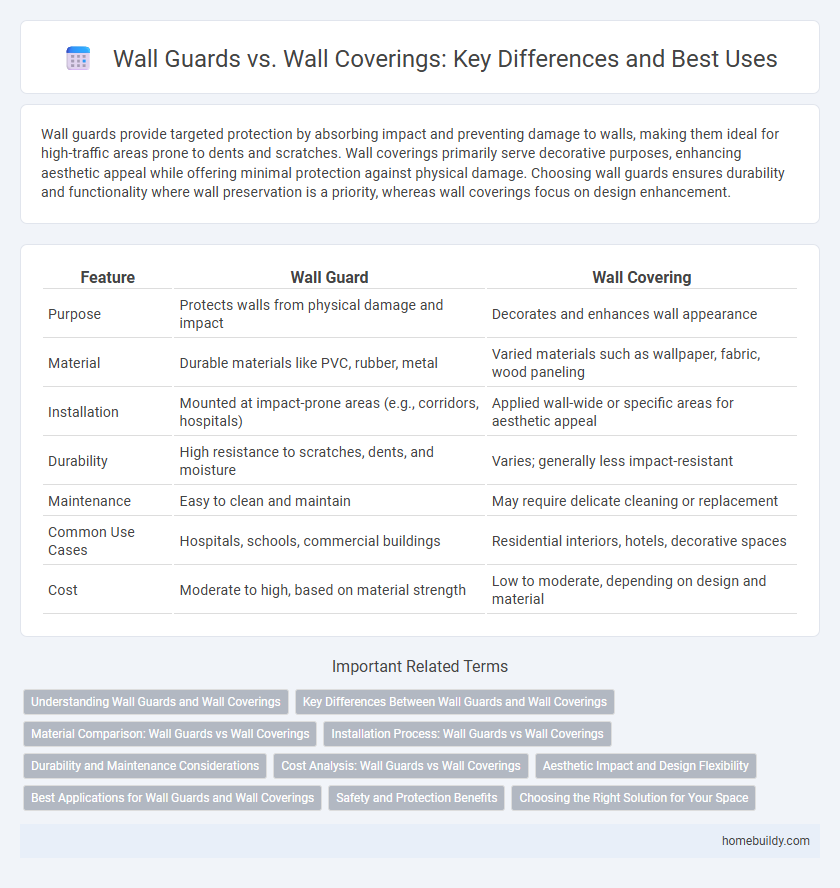 Wall Guards vs. Wall Coverings: Key Differences and Best Uses