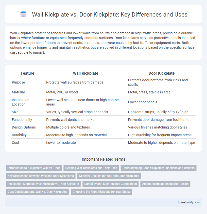 Wall Kickplate vs. Door Kickplate: Key Differences and Uses