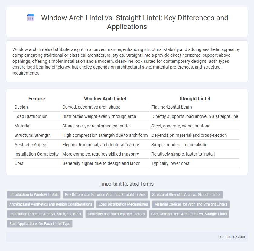 Window Arch Lintel vs. Straight Lintel: Key Differences and Applications