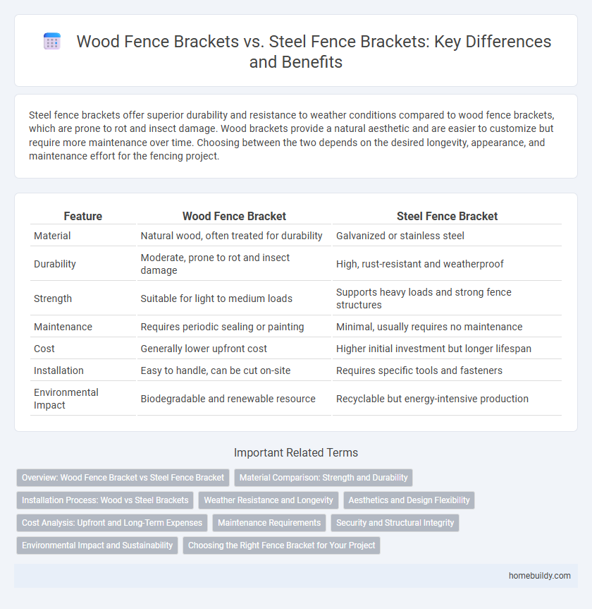 Wood Fence Brackets vs. Steel Fence Brackets: Key Differences and Benefits
