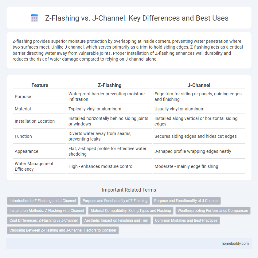 Z-Flashing vs. J-Channel: Key Differences and Best Uses