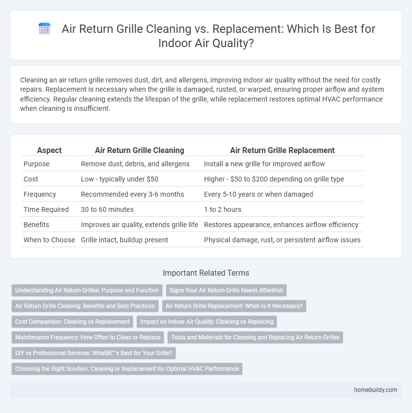 Air Return Grille Cleaning vs. Replacement: Which Is Best for Indoor Air Quality?