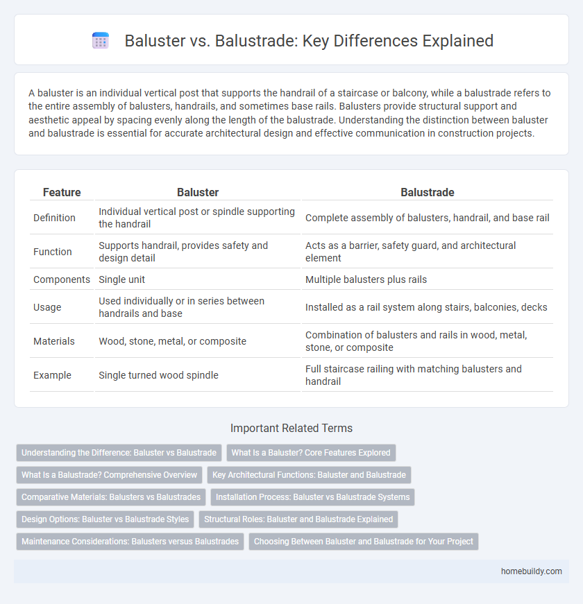 Baluster vs. Balustrade: Key Differences Explained