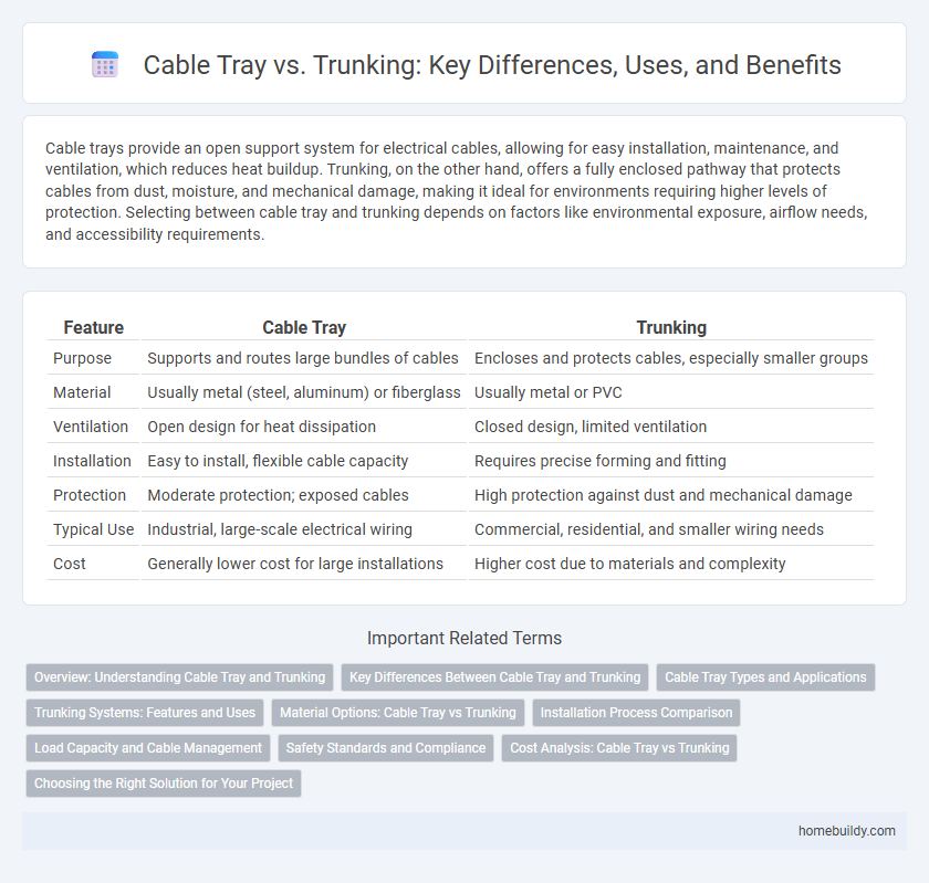 Cable Tray vs. Trunking: Key Differences, Uses, and Benefits