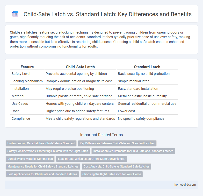Child-Safe Latch vs. Standard Latch: Key Differences and Benefits