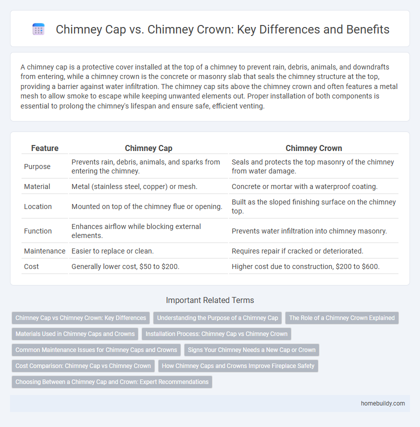 Chimney Cap vs. Chimney Crown: Key Differences and Benefits