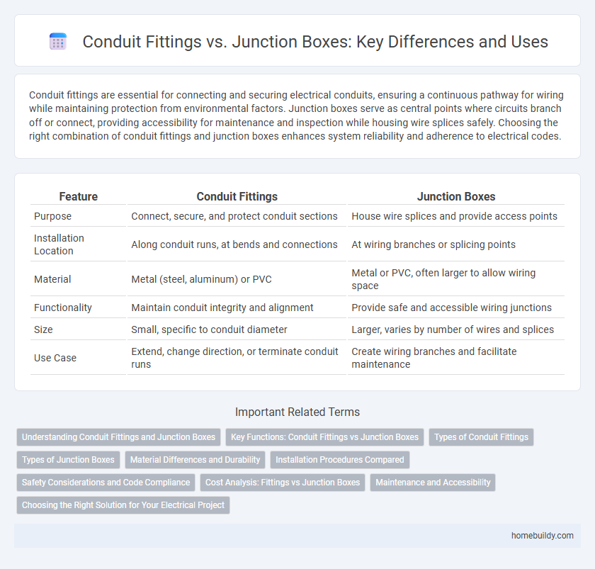 Conduit Fittings vs. Junction Boxes: Key Differences and Uses