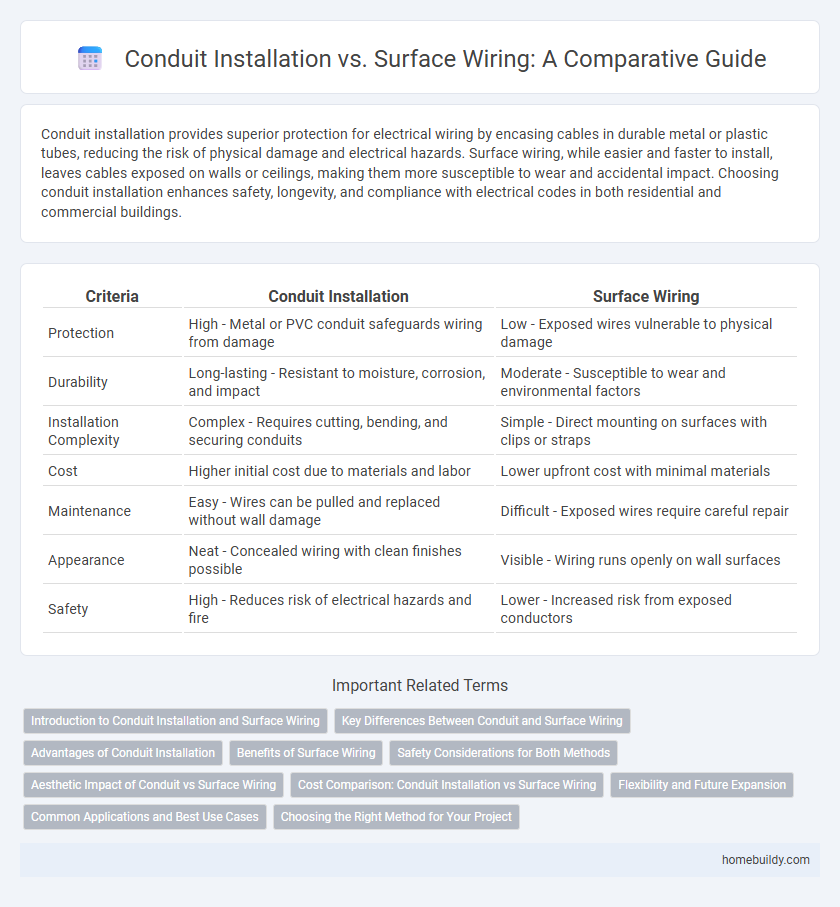 Conduit Installation vs. Surface Wiring: A Comparative Guide