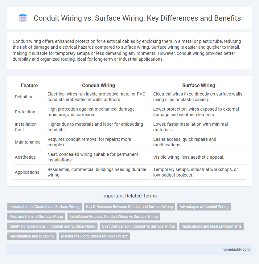 Conduit Wiring vs. Surface Wiring: Key Differences and Benefits