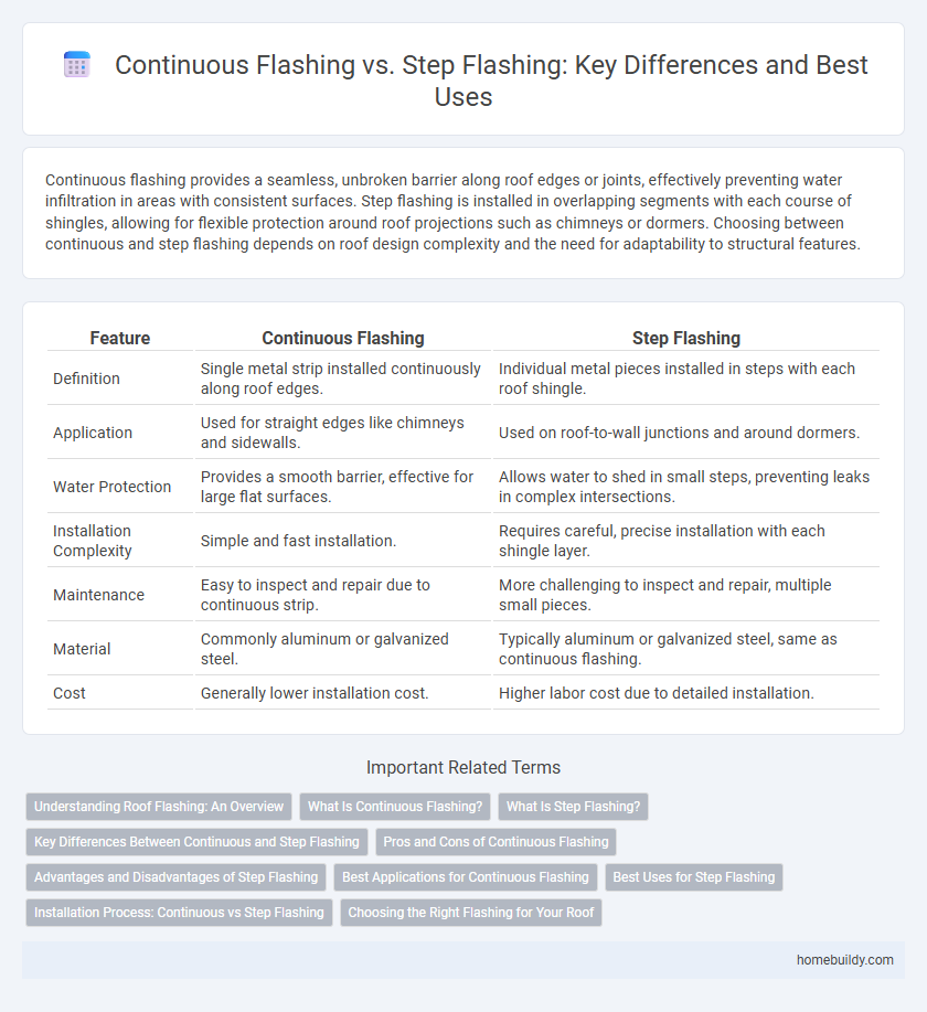 Continuous Flashing vs. Step Flashing: Key Differences and Best Uses