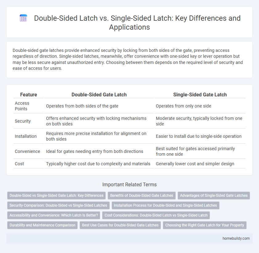 Double-Sided Latch vs. Single-Sided Latch: Key Differences and Applications