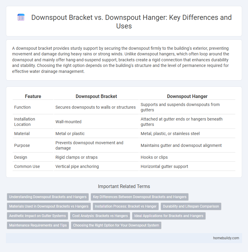 Downspout Bracket vs. Downspout Hanger: Key Differences and Uses
