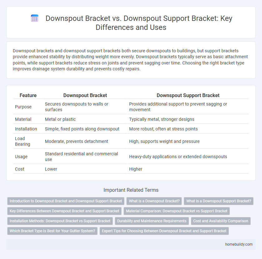 Downspout Bracket vs. Downspout Support Bracket: Key Differences and Uses