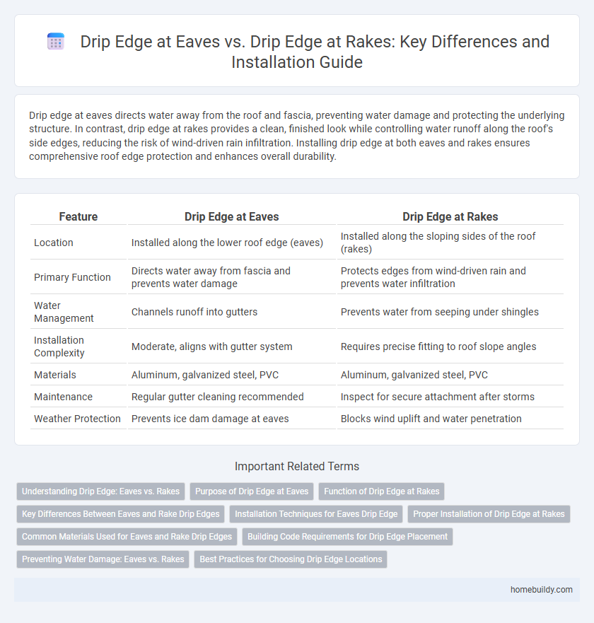 Drip Edge at Eaves vs. Drip Edge at Rakes: Key Differences and Installation Guide