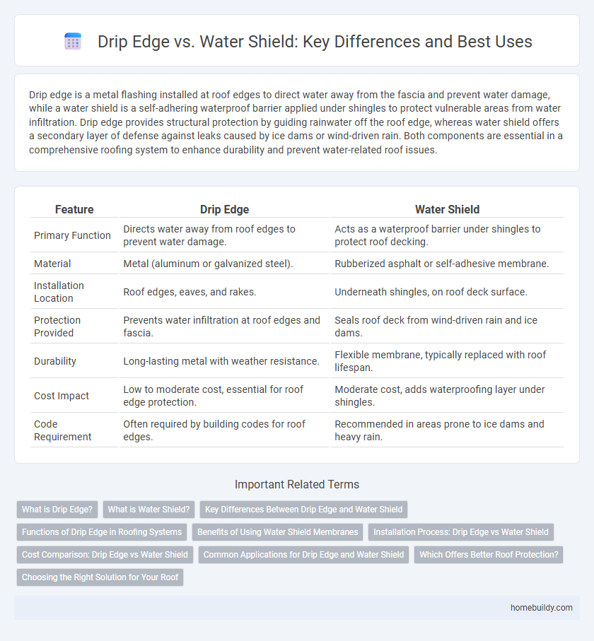 Drip Edge vs. Water Shield: Key Differences and Best Uses