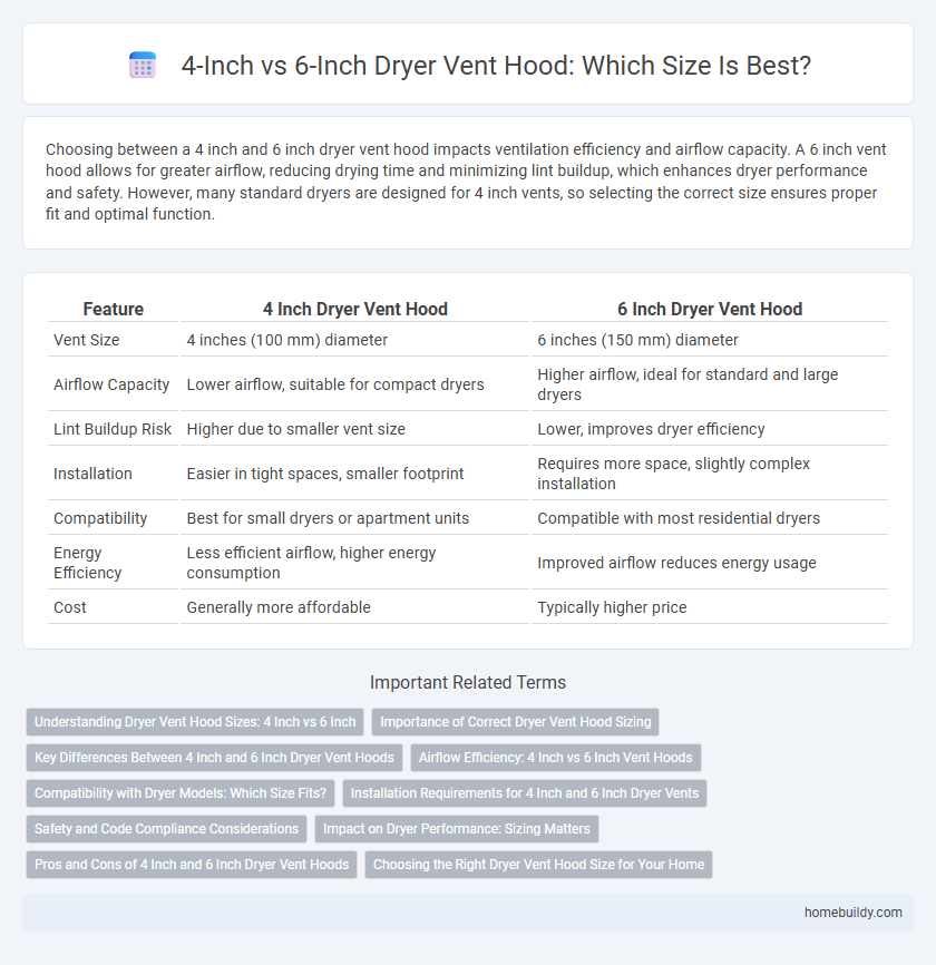 4-Inch vs 6-Inch Dryer Vent Hood: Which Size Is Best?