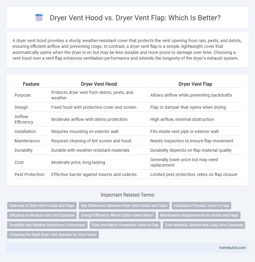 Dryer Vent Hood vs. Dryer Vent Flap: Which Is Better?