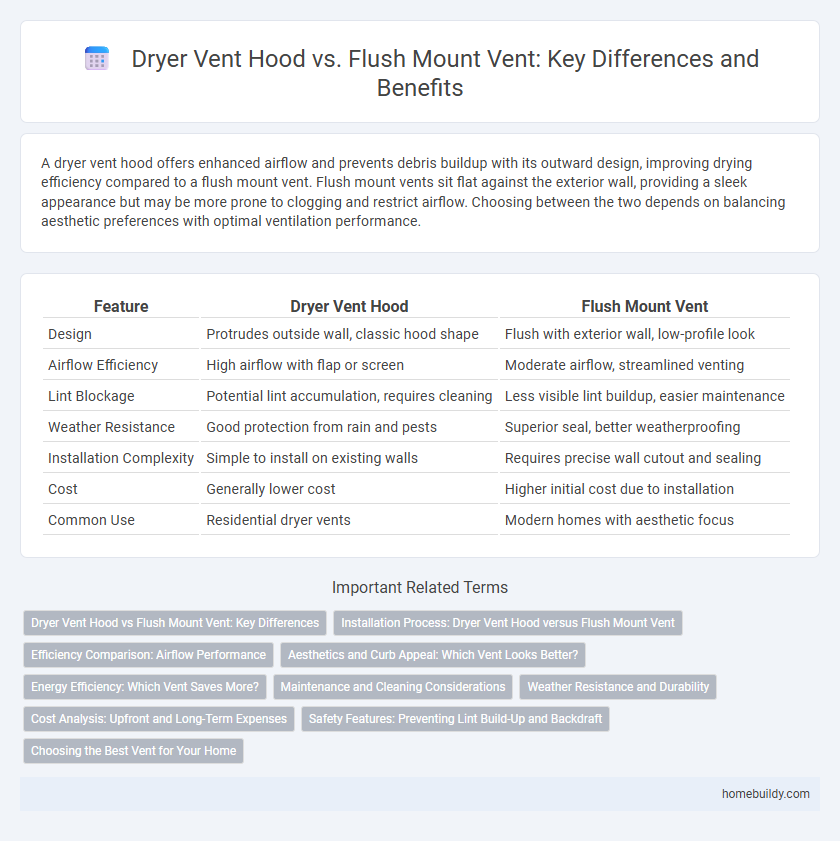 Dryer Vent Hood vs. Flush Mount Vent: Key Differences and Benefits