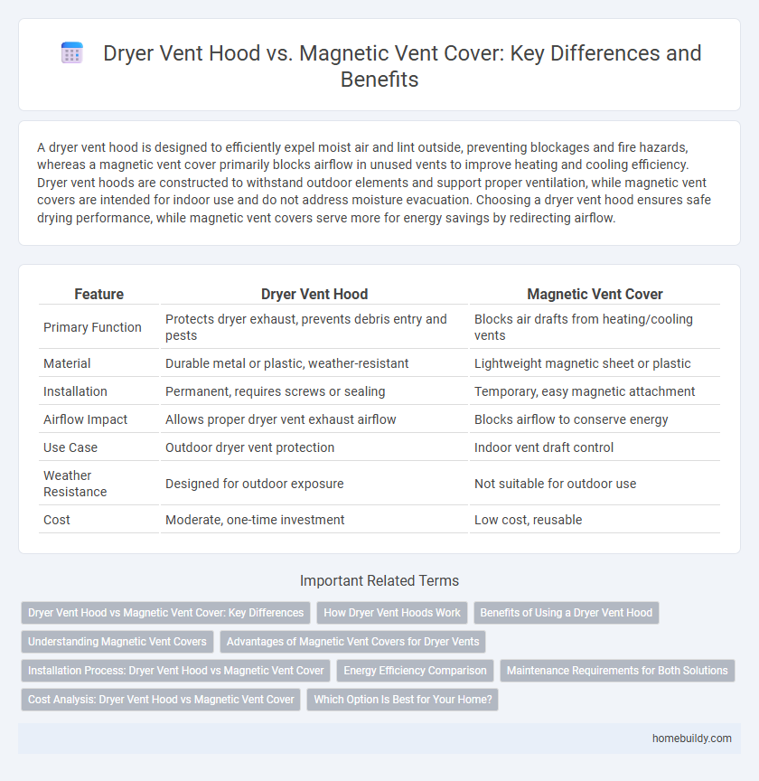 Dryer Vent Hood vs. Magnetic Vent Cover: Key Differences and Benefits