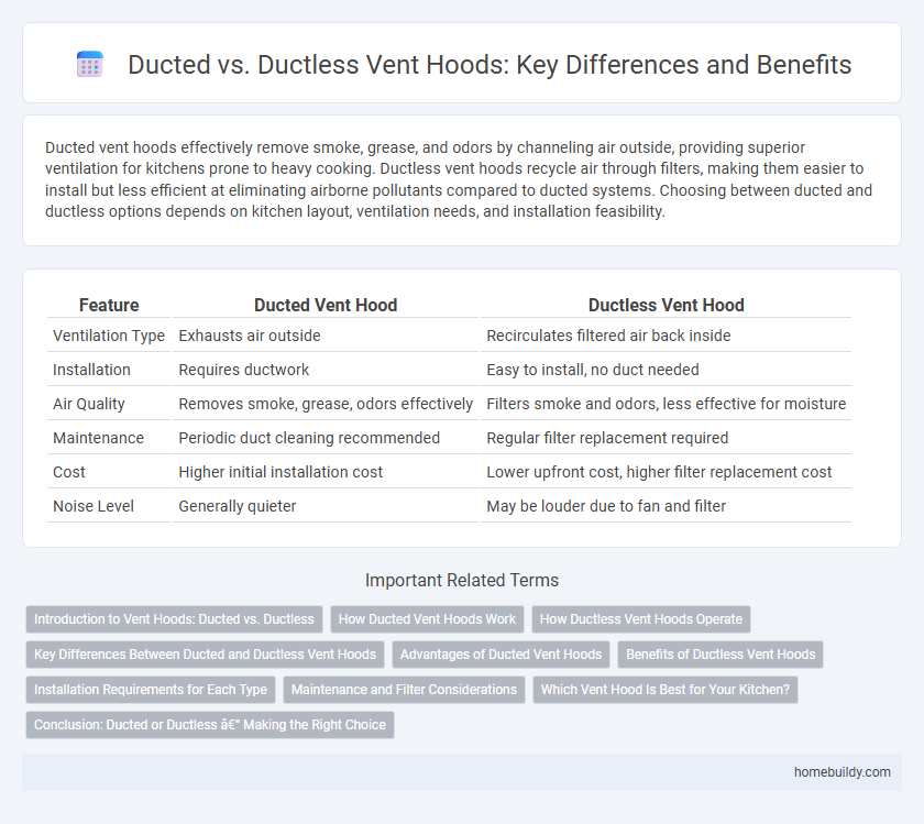 Ducted vs. Ductless Vent Hoods: Key Differences and Benefits