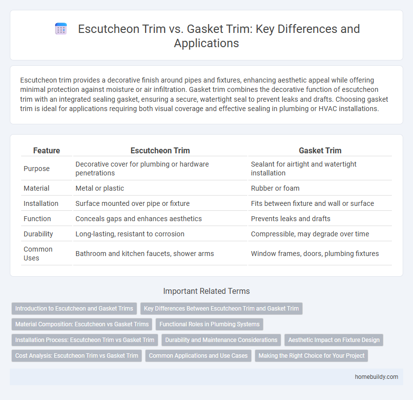 Escutcheon Trim vs. Gasket Trim: Key Differences and Applications
