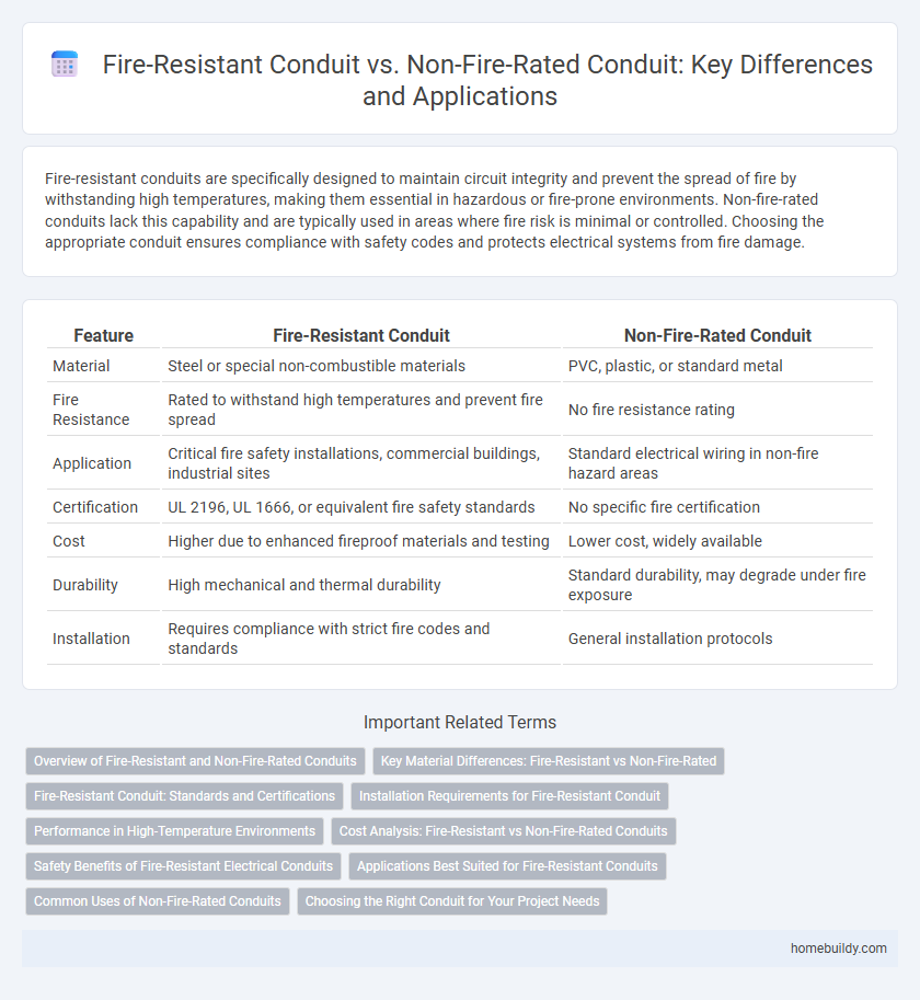 Fire-Resistant Conduit vs. Non-Fire-Rated Conduit: Key Differences and Applications