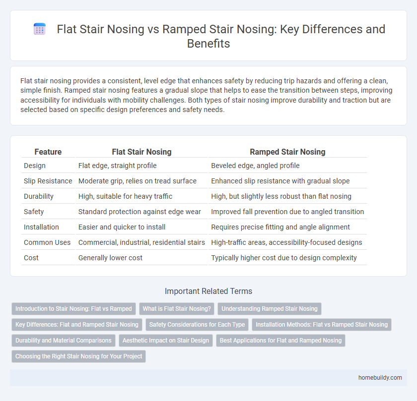 Flat Stair Nosing vs Ramped Stair Nosing: Key Differences and Benefits