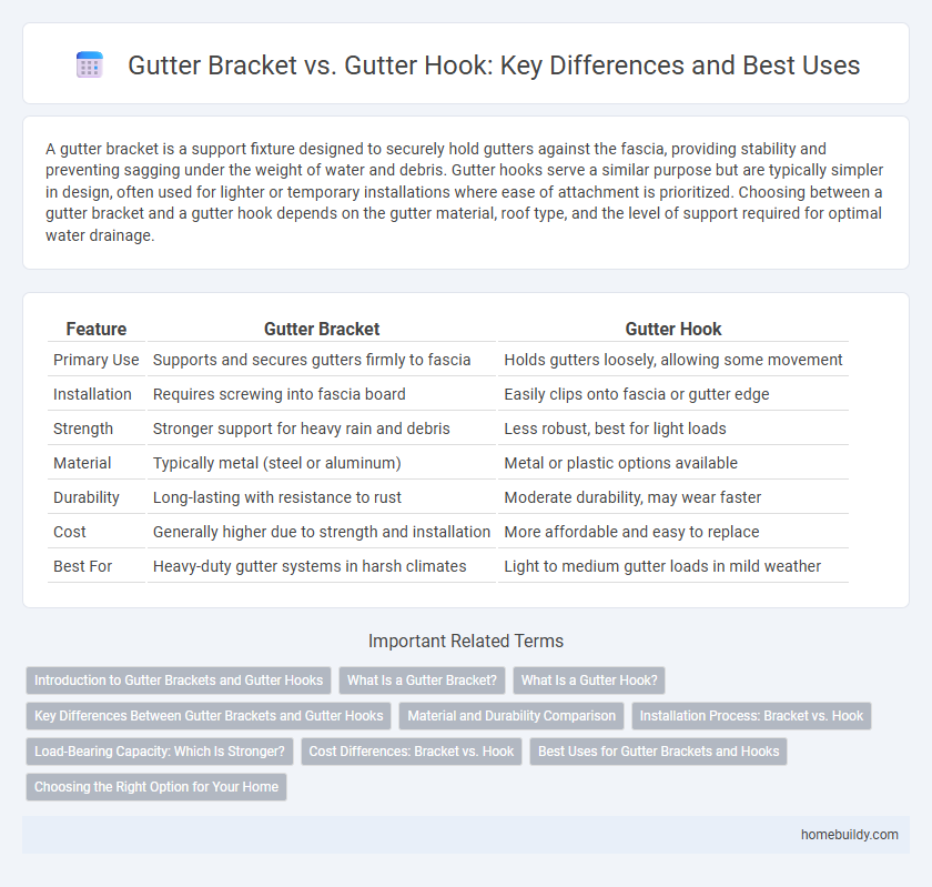 Gutter Bracket vs. Gutter Hook: Key Differences and Best Uses