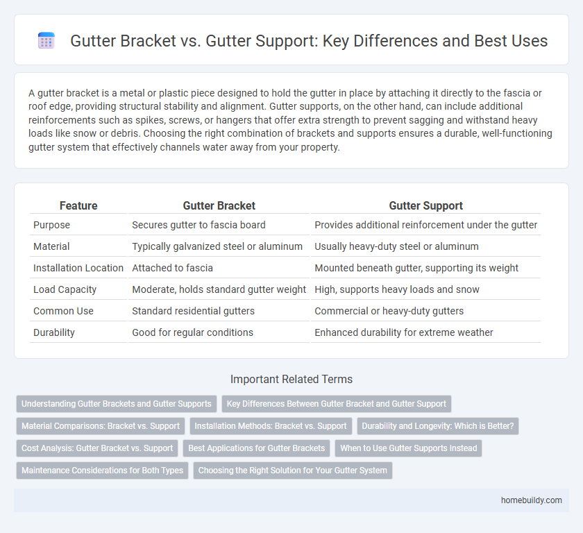 Gutter Bracket vs. Gutter Support: Key Differences and Best Uses