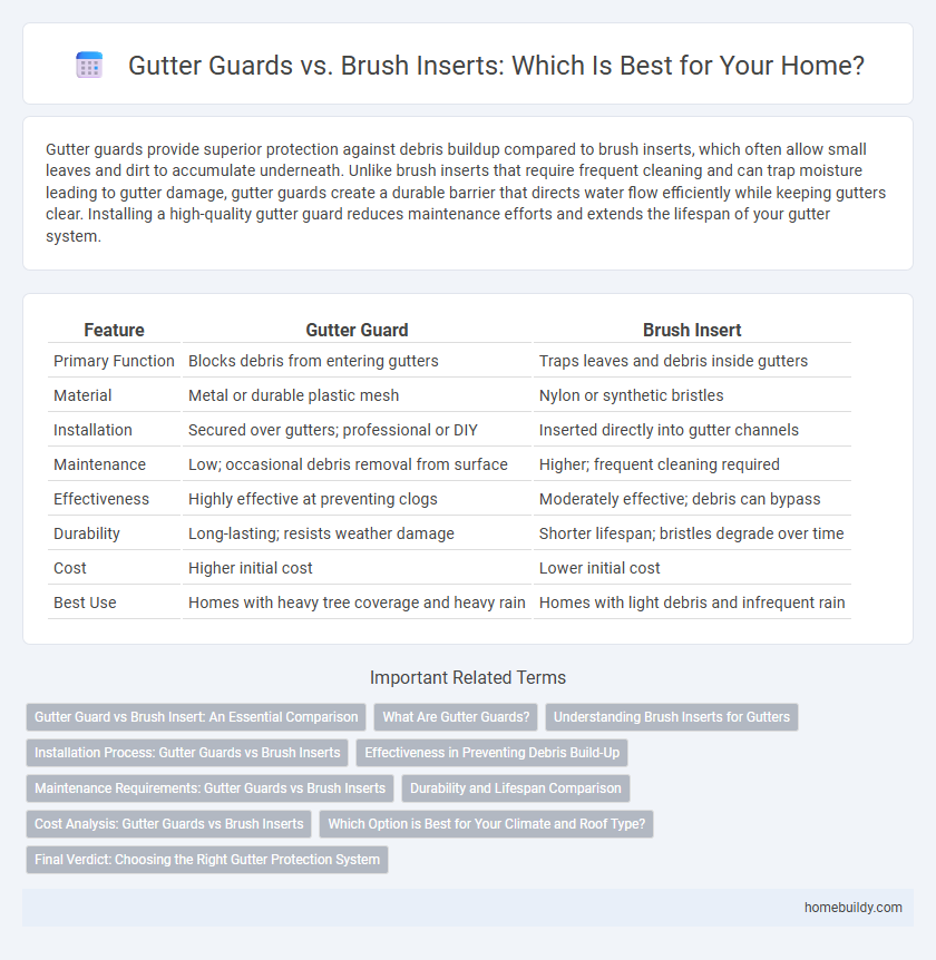 Gutter Guards vs. Brush Inserts: Which Is Best for Your Home?