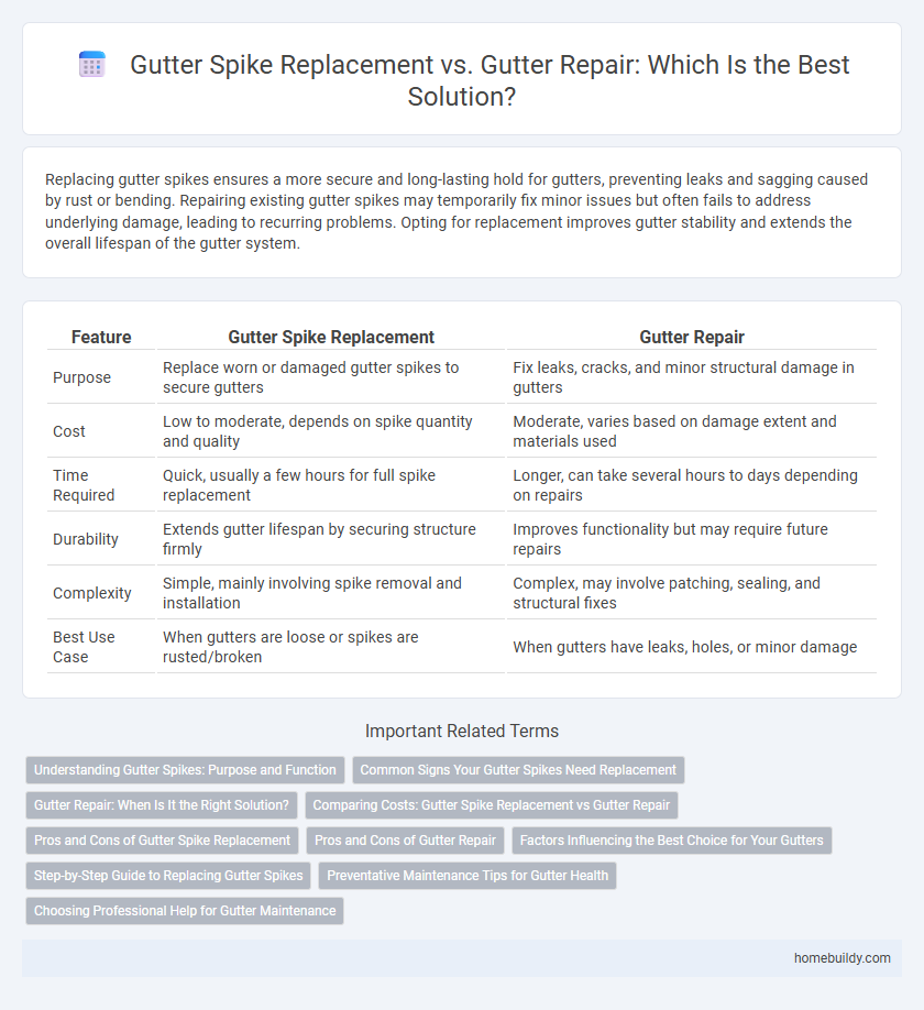 Gutter Spike Replacement vs. Gutter Repair: Which Is the Best Solution?