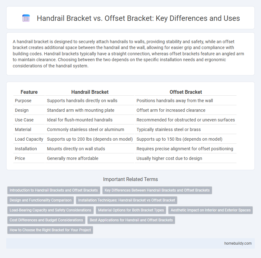 Handrail Bracket vs. Offset Bracket: Key Differences and Uses