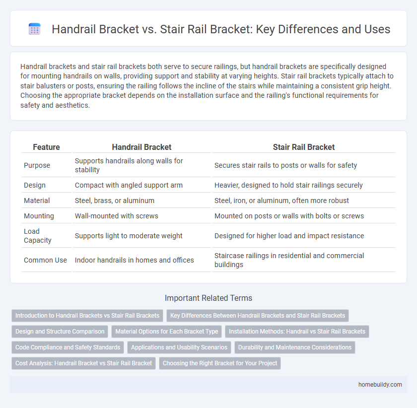 Handrail Bracket vs. Stair Rail Bracket: Key Differences and Uses