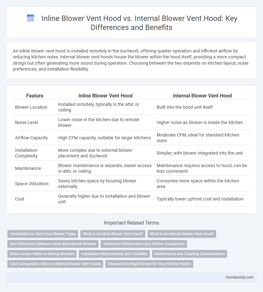Inline Blower Vent Hood vs. Internal Blower Vent Hood: Key Differences and Benefits