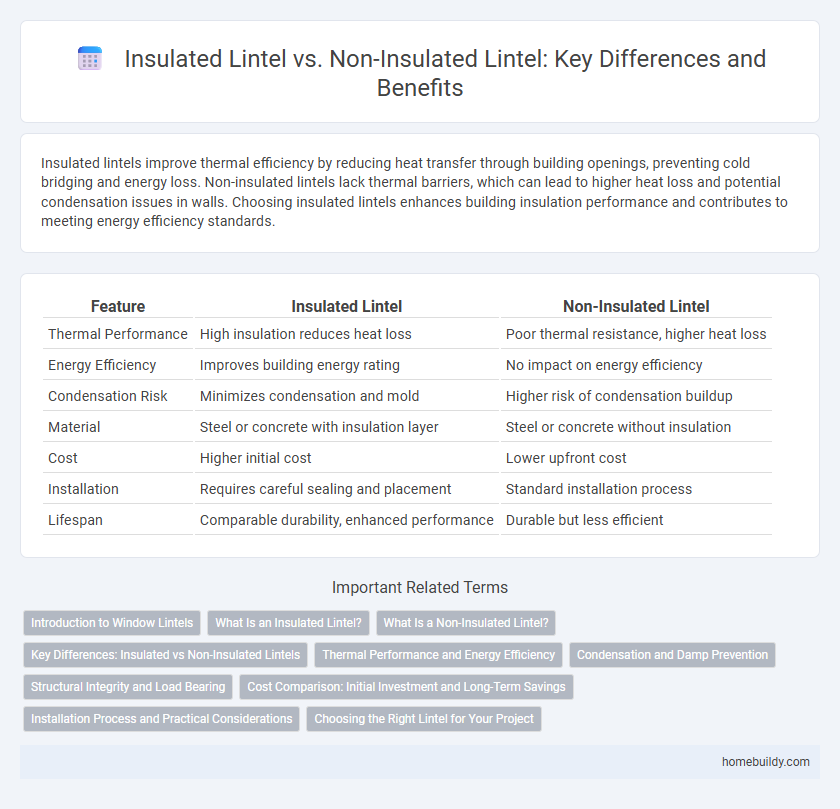 Insulated Lintel vs. Non-Insulated Lintel: Key Differences and Benefits