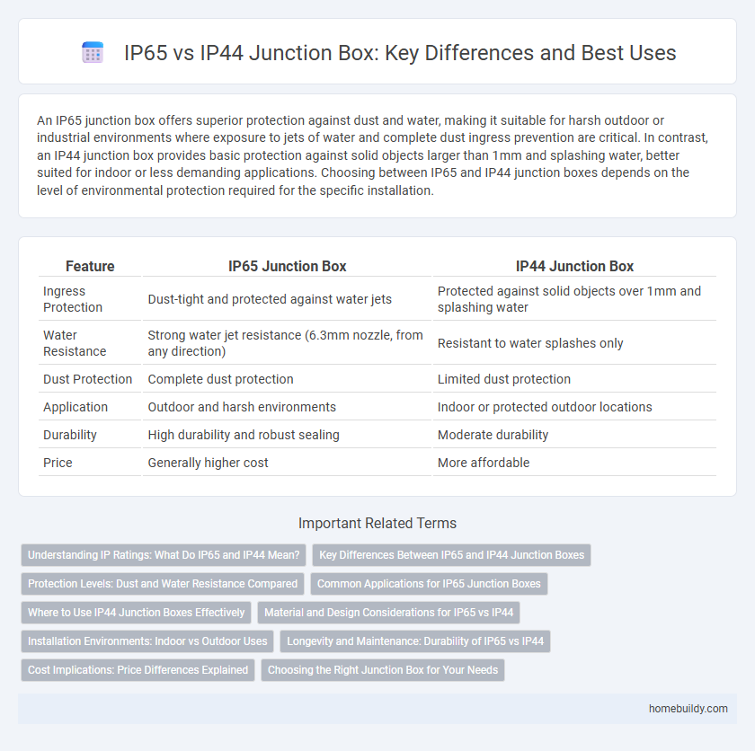 IP65 vs IP44 Junction Box: Key Differences and Best Uses