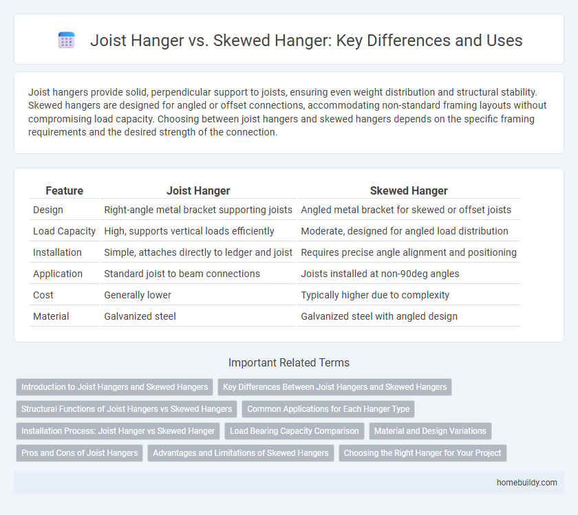 Joist Hanger vs. Skewed Hanger: Key Differences and Uses