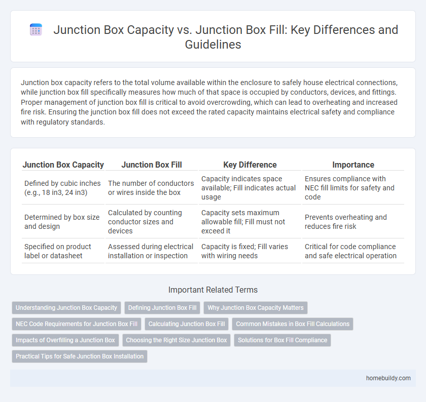 Junction Box Capacity vs. Junction Box Fill: Key Differences and Guidelines