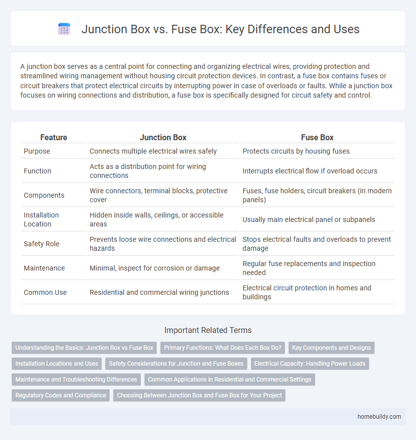 Junction Box vs. Fuse Box: Key Differences and Uses
