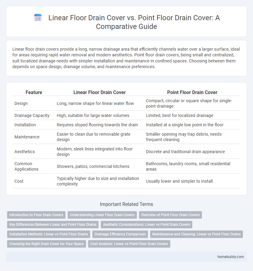 Linear Floor Drain Cover vs. Point Floor Drain Cover: A Comparative Guide