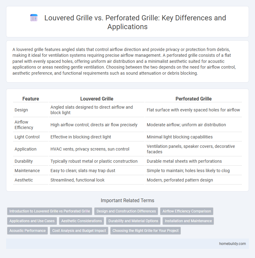 Louvered Grille vs. Perforated Grille: Key Differences and Applications