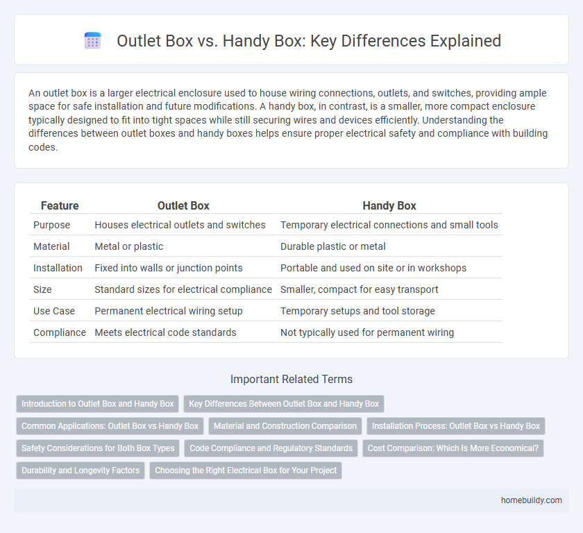 Outlet Box vs. Handy Box: Key Differences Explained