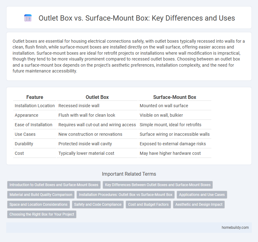 Outlet Box vs. Surface-Mount Box: Key Differences and Uses