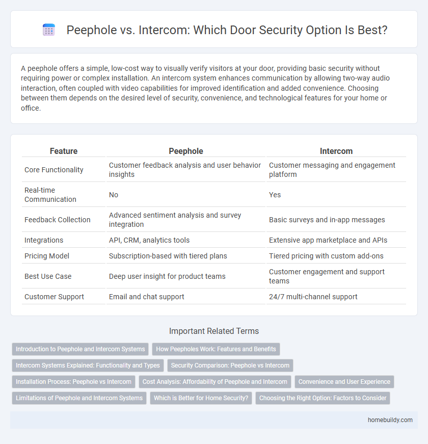 Peephole vs. Intercom: Which Door Security Option Is Best?