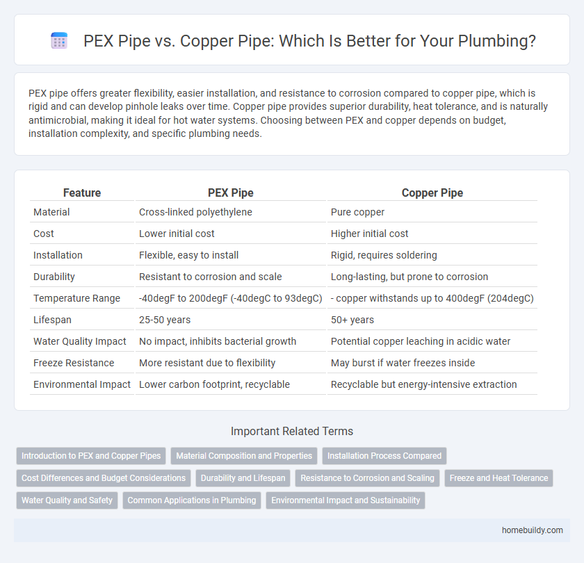 PEX Pipe vs. Copper Pipe: Which Is Better for Your Plumbing?